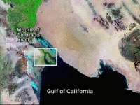 The following sequence of images compares how evidence of water appears on Earth, offering clues as to where we might look for its presence on Mars. 