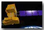 artist rendering of the Landsat satellite