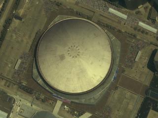 Great Zoom out from the Louisiana Superdome.