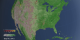 Daily MODIS Active Fires in the United States during 2012 over 16 day composite MODIS NDVI and 16 day composite MODIS snow and ice.  In this animation active fires persist for 10 days with newer fires being overlaid on top of older fires. 