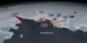 A print resolution image showing the change in velocity for glaciers flowing into the Amundsen Sea between 1996 and 2008.  The colorbar is below.