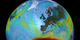 Jet stream over Europe