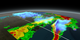 Visualization of GPM collecting data on March 17th, 2014 over the last major snow storm of winter 2013-2014 to hit the east coast. The animation begins with GPM/GMI collecting a swath of ground rain rate data across the region of interest. A volumetric dataset of rain rates (taken by DPR) then dissolves in to show the structure of the storm. A dissecting plane is then turned on to not only provide relative height and width information for the storm, but it then slices through the storm to reveal some of the storm's interior structure. Shades of green to red indicate areas of liquid precipitation. Shades of cyan to purple are areas of frozen precipitation. GPM is the first satellite to differentiate between liquid and frozen precipitation.