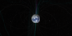 This movie opens with a close-up view of Earth with geo-magnetic field lines.  The camera pulls out and fades in a profile slice of the plasma density data.