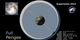 The geometry of the Moon's orbit in motion, from mid-July until the supermoon on August 10, 2014. The inner blue circle shows perigee distance, the outer blue circle shows apogee distance, and the off-center, light gray circle shows the Moon's orbit. Frame sequences with alpha channels are available for the separate elements of the animation.