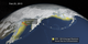An animation of the Arctic sea ice from October 1, 2014 to February 25, 2015 when the ice reached its maximum annual extent.  The 2015 maximum is then compared to the average 1979-2014 maximum shown in yellow.  A distance indicator shows the difference between the two in the Sea of Okhotsk north of Japan.