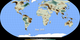Animation showing Terrestrial Water Storage Anomaly (TWSA) data from 2002 to 2015. Browns indicate areas with less ground water than normal and greens are areas with more ground water than normal, which correlates to droughts and floods in these various regions.