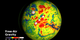 Print-res still of the Mars free-air gravity globe, centered at 90degW. Includes an alpha channel.