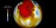 This visualization shows the anomalously warm month of January 2016.  Reds show areas that are warmer than normal and blue shows regions that are colder than normal.