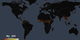Global Fires 2015-2016, with Dates and Colorbar