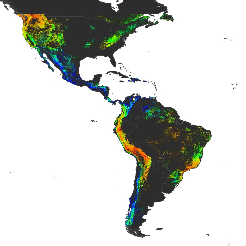Preview Image for Landslide Activity in the Americas for the Cover of <i>Earth's Future</i>