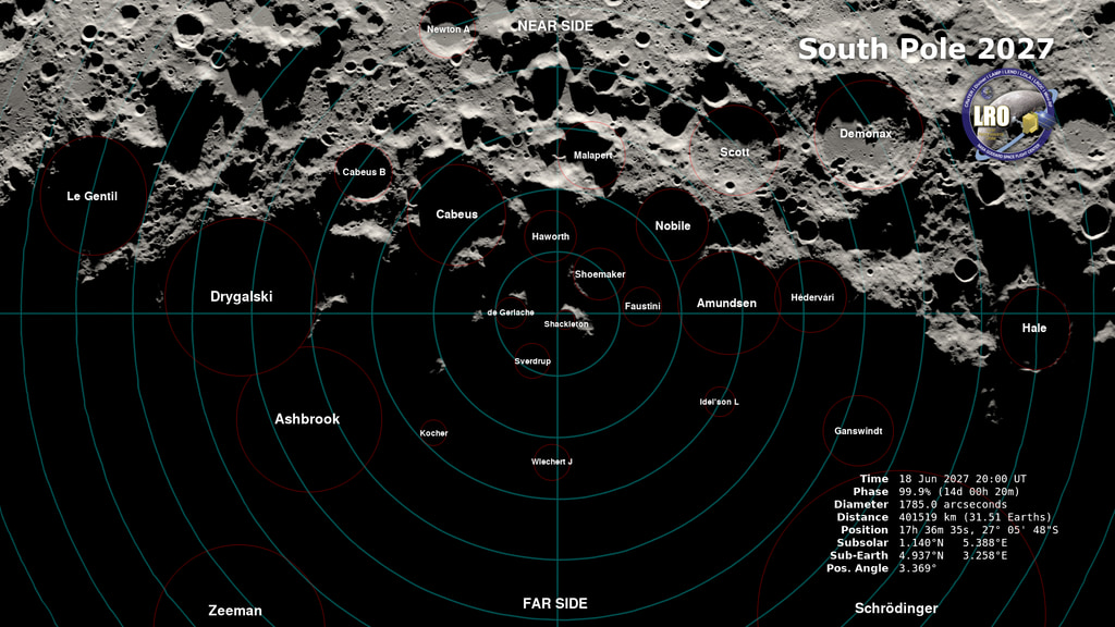 SVS Illumination at the Moon's South Pole to 80°S, 2025 to 2028