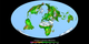 This image shows the change in leaf area across the globe from 1982-2015.  Image credit: Boston University/R. Myneni