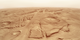 Dry, dusty formations on the surface of Mars are evidence of the planet’s watery past.