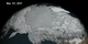 A combination of warmer-than-average temperatures, winds unfavorable to ice expansion, and a series of storms halted Arctic sea ice growth. 