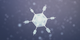 Animation showing a snowflake growing.