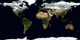 Blue Marble: Next Generation is a years worth of monthly composites at a spatial resolution of 500 meters. These monthly images reveal seasonal changes to the land surface: the green-up and dying-back of vegetation in temperate regions such as North America and Europe, dry and wet seasons in the tropics, and advancing and retreating Northern Hemisphere snow cover.