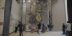 Engineers at NASA's Goddard Space Flight Center move the Webb telescope from the cleanroom to the acoustic chamber for testing.  Once these tests are complete, the telescope will be moved back to the cleanroom.  